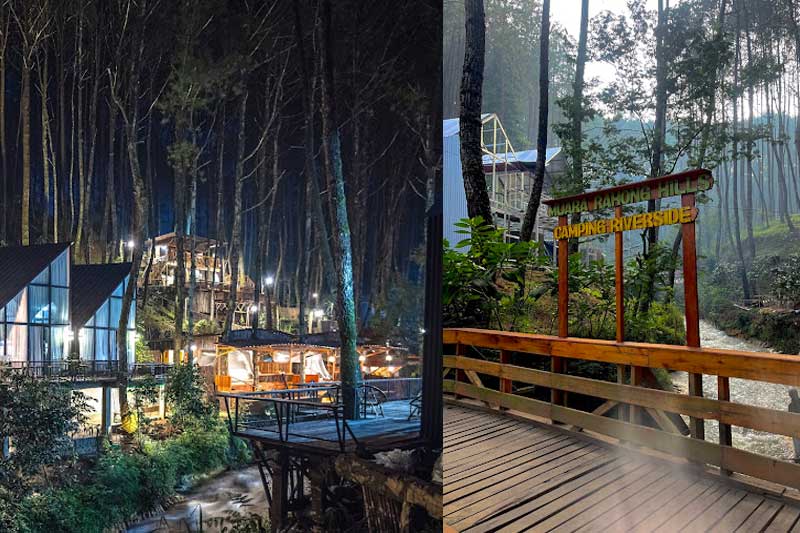 Glamping (Glamour Camping) Pangalengan Bandung, Menikmati Liburan Nyaman di Alam Bersama Muara Rahong Hills