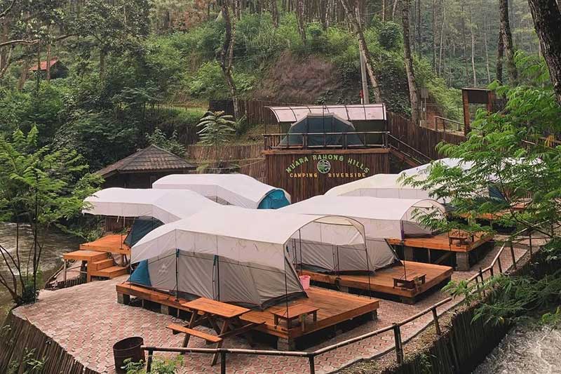 Glamping Murah di Pangalengan Bersama Muara Rahong Hills