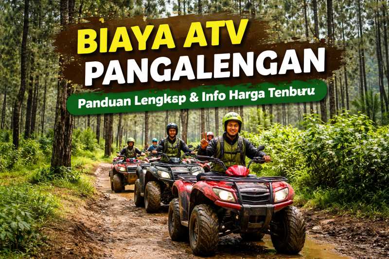 Biaya ATV Pangalengan Terbaru, Simak Harga Paket Adventure Seru dengan Trek Hutan Pinus dan Kebun Teh yang Menawan